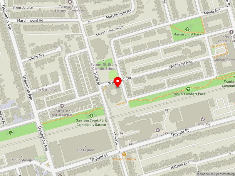 RentSafeTO apartment evaluation map view of 470 MELITA CRES in Toronto-St. Paul's, Toronto