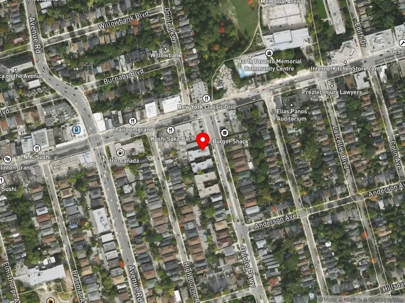 RentSafeTO apartment evaluation satellite view of 486 ORIOLE PKWY in Toronto-St. Paul's, Toronto