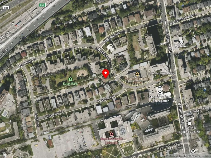 RentSafeTO apartment evaluation satellite view of 49 NEPTUNE DR in Eglinton-Lawrence, Toronto