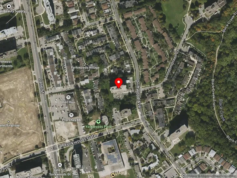 RentSafeTO apartment evaluation satellite view of 50 DRIFTWOOD AVE in Humber River-Black Creek, Toronto