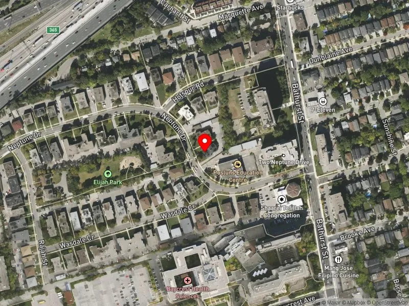 RentSafeTO apartment evaluation satellite view of 50 NEPTUNE DR in Eglinton-Lawrence, Toronto