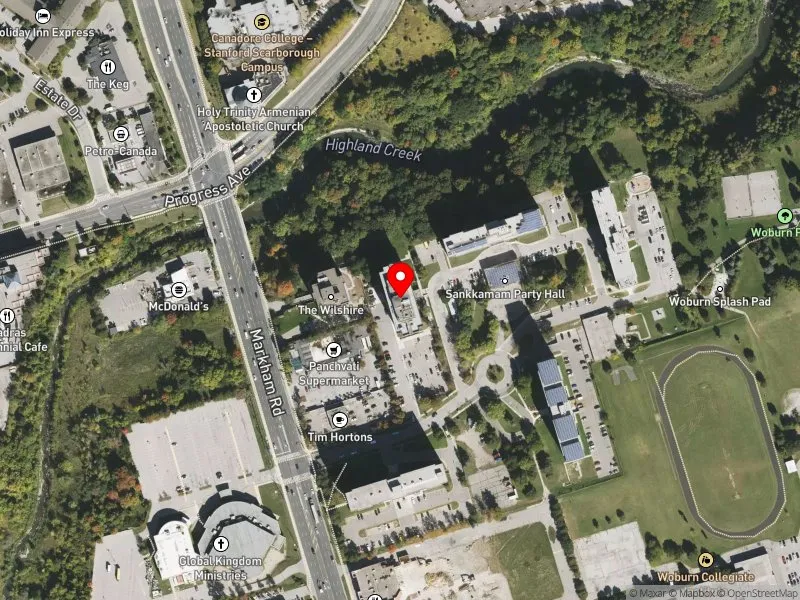 RentSafeTO apartment evaluation satellite view of 50 TUXEDO CRT in Scarborough-Guildwood, Toronto