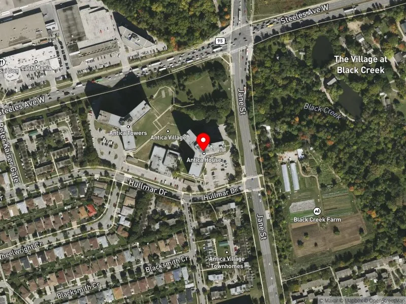 RentSafeTO apartment evaluation satellite view of 5000 JANE ST in Humber River-Black Creek, Toronto