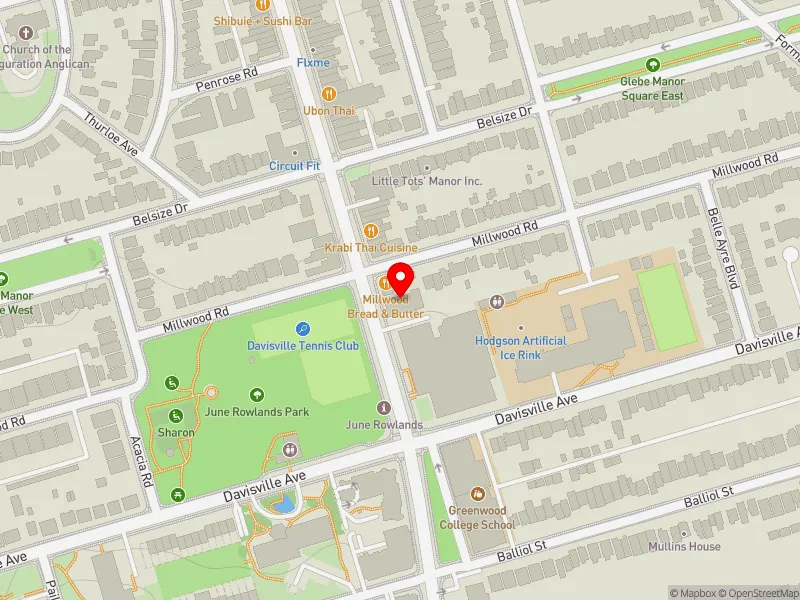 RentSafeTO apartment evaluation map view of 501 MOUNT PLEASANT RD in Don Valley West, Toronto