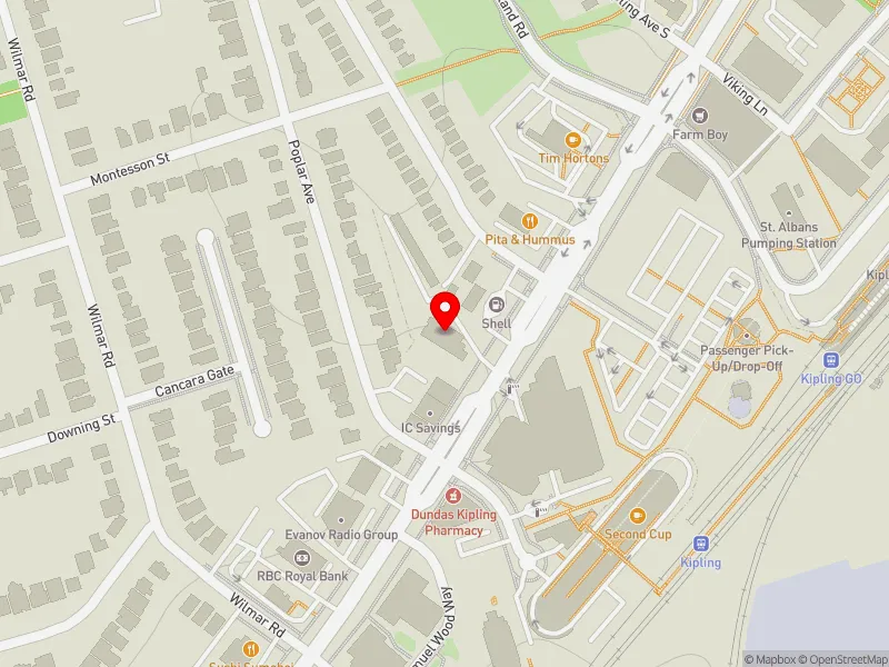 RentSafeTO apartment evaluation map view of 5294 DUNDAS ST W in Etobicoke-Lakeshore, Toronto