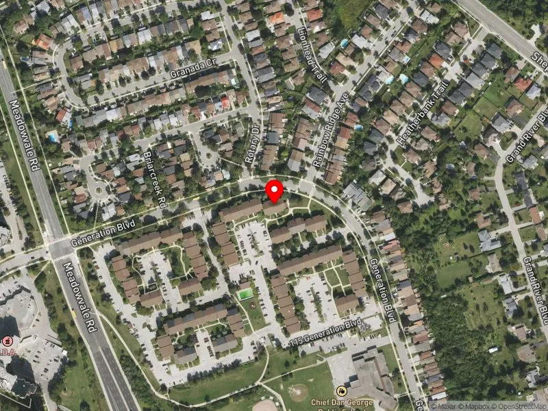 RentSafeTO apartment evaluation satellite view of 53 GENERATION BLVD in Scarborough-Rouge Park, Toronto