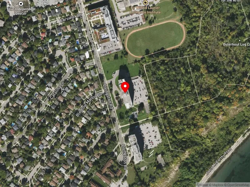 RentSafeTO apartment evaluation satellite view of 55 LIVINGSTON RD in Scarborough-Guildwood, Toronto