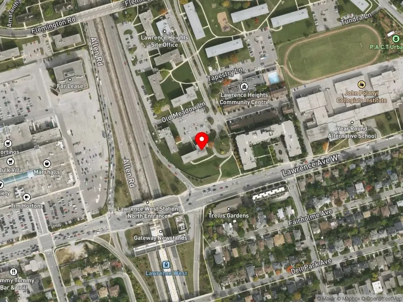 RentSafeTO apartment evaluation satellite view of 6 REPLIN RD in Eglinton-Lawrence, Toronto