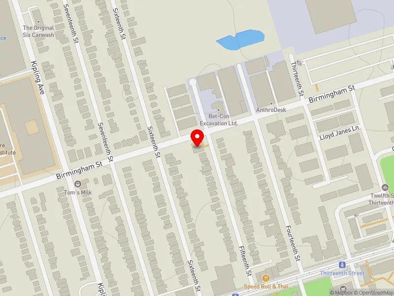 RentSafeTO apartment evaluation map view of 60 FIFTEENTH ST in Etobicoke-Lakeshore, Toronto