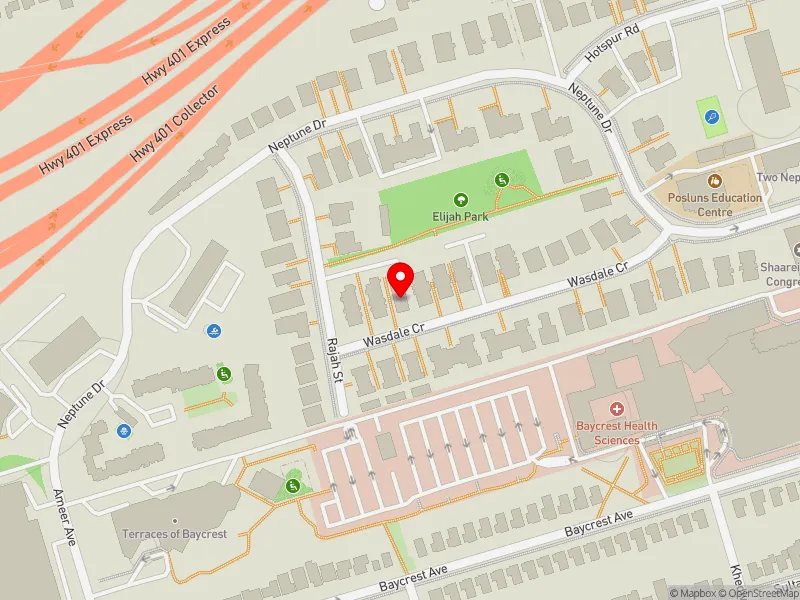 RentSafeTO apartment evaluation map view of 60 WASDALE CRES in Eglinton-Lawrence, Toronto