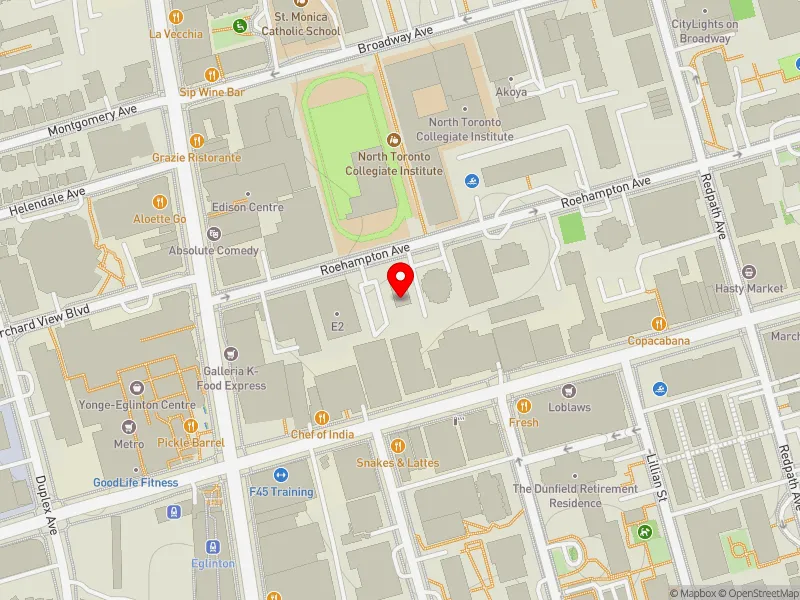 RentSafeTO apartment evaluation map view of 63 ROEHAMPTON AVE in Toronto-St. Paul's, Toronto