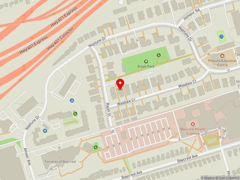 RentSafeTO apartment evaluation map view of 64 WASDALE CRES in Eglinton-Lawrence, Toronto