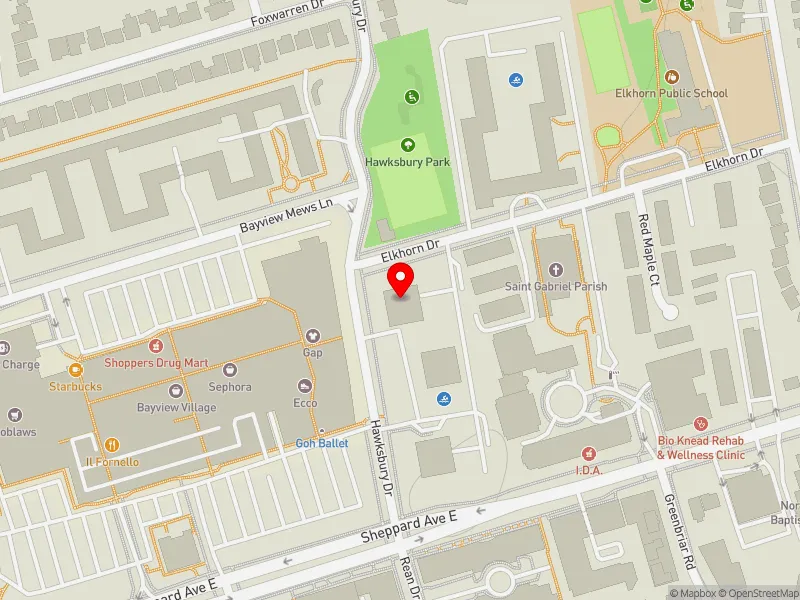 RentSafeTO apartment evaluation map view of 644 SHEPPARD AVE E in Don Valley North, Toronto