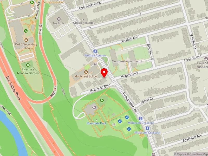 RentSafeTO apartment evaluation map view of 646 BROADVIEW AVE in Toronto-Danforth, Toronto