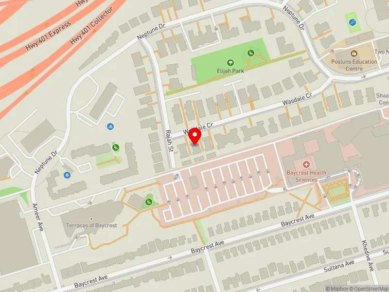 RentSafeTO apartment evaluation map view of 65 WASDALE CRES in Eglinton-Lawrence, Toronto