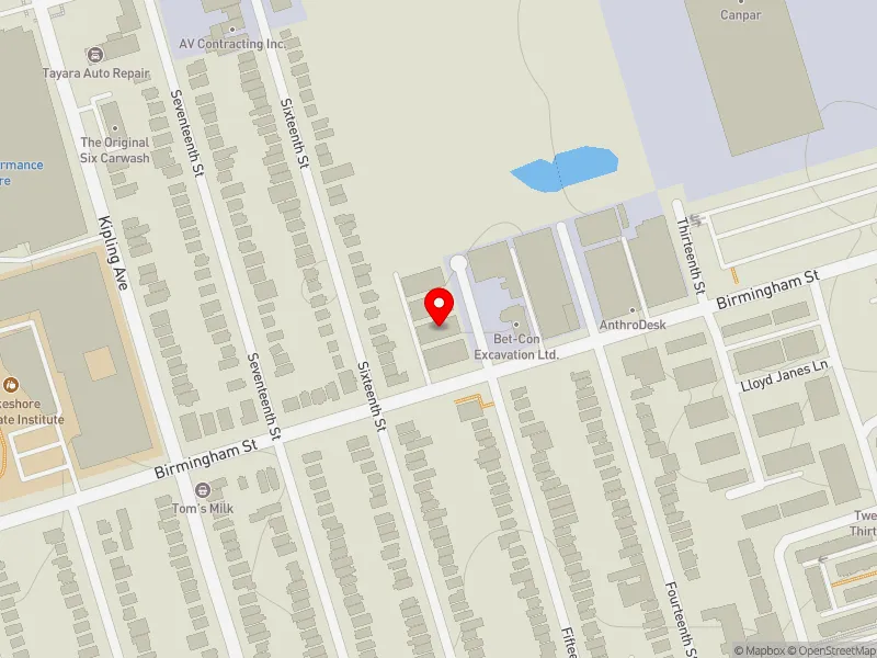 RentSafeTO apartment evaluation map view of 66 FIFTEENTH ST in Etobicoke-Lakeshore, Toronto