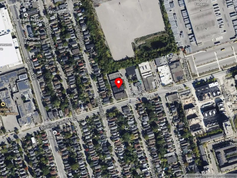 RentSafeTO apartment evaluation satellite view of 66 FIFTEENTH ST in Etobicoke-Lakeshore, Toronto