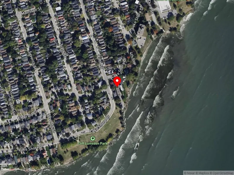 RentSafeTO apartment evaluation satellite view of 67 LAKE SHORE DR in Etobicoke-Lakeshore, Toronto