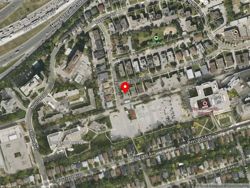 RentSafeTO apartment evaluation satellite view of 67 WASDALE CRES in Eglinton-Lawrence, Toronto