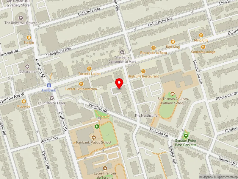 RentSafeTO apartment evaluation map view of 682 NORTHCLIFFE BLVD in Toronto-St. Paul's, Toronto