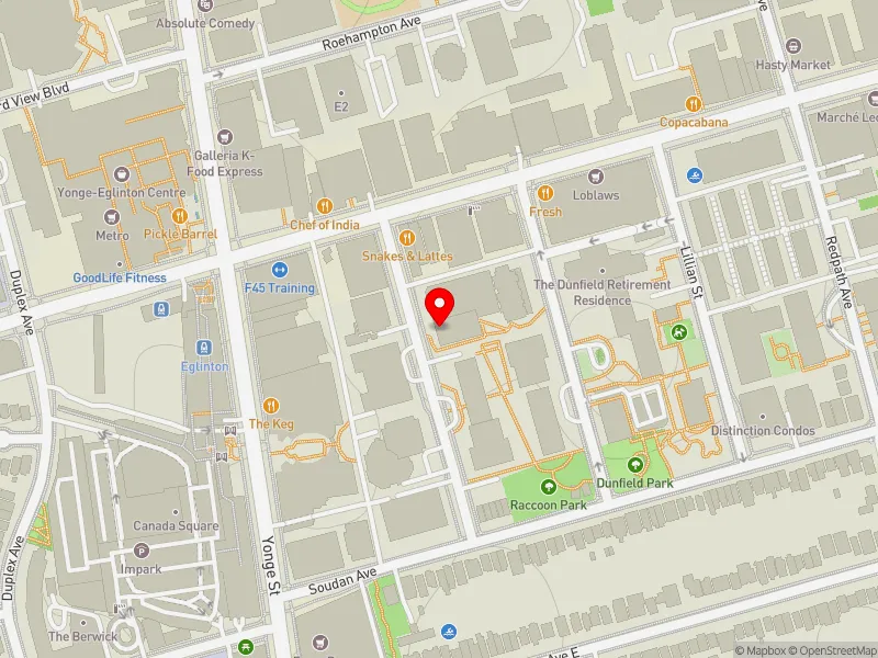 RentSafeTO apartment evaluation map view of 69 HOLLY ST in Toronto-St. Paul's, Toronto