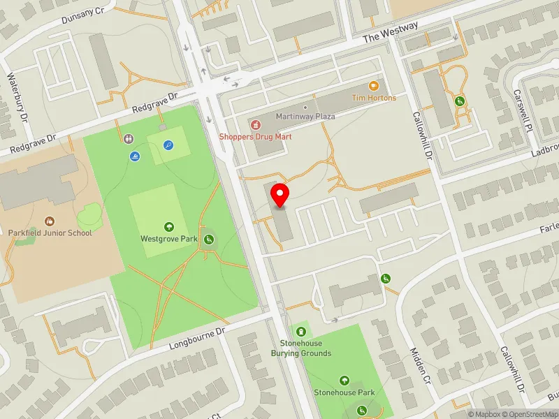 RentSafeTO apartment evaluation map view of 695 MARTIN GROVE RD in Etobicoke Centre, Toronto