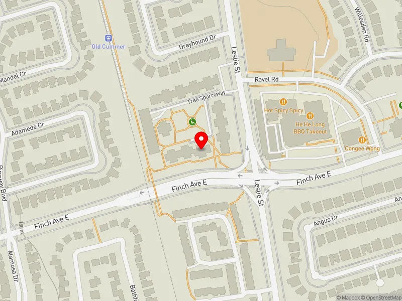 RentSafeTO apartment evaluation map view of 7 FIELD SPARROWAY in Don Valley North, Toronto