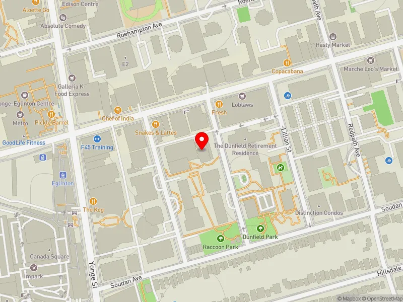 RentSafeTO apartment evaluation map view of 70 DUNFIELD AVE in Toronto-St. Paul's, Toronto