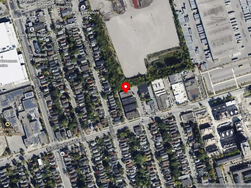 RentSafeTO apartment evaluation satellite view of 70 FIFTEENTH ST in Etobicoke-Lakeshore, Toronto
