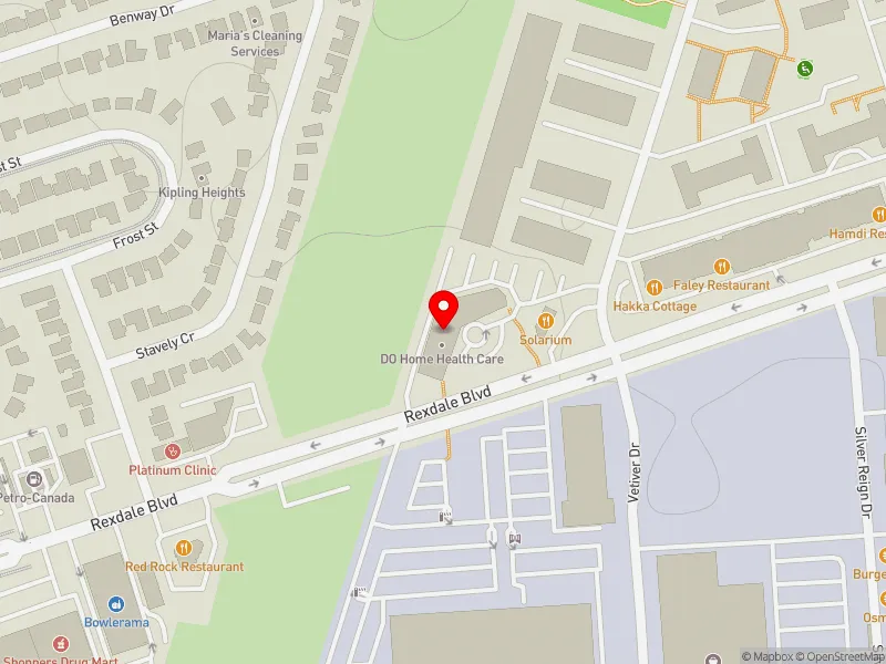 RentSafeTO apartment evaluation map view of 70 REXDALE BLVD in Etobicoke North, Toronto
