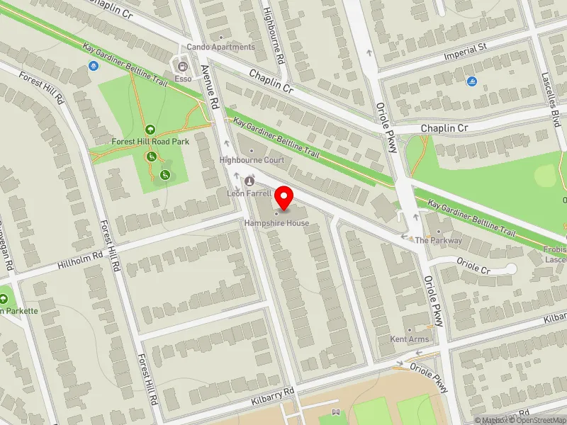 RentSafeTO apartment evaluation map view of 755 AVENUE RD in Toronto-St. Paul's, Toronto