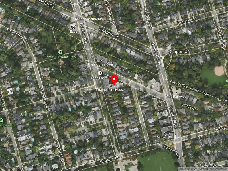 RentSafeTO apartment evaluation satellite view of 755 AVENUE RD in Toronto-St. Paul's, Toronto