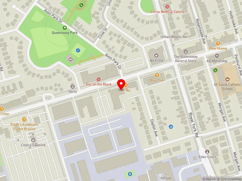 RentSafeTO apartment evaluation map view of 773 THE QUEENSWAY in Etobicoke-Lakeshore, Toronto
