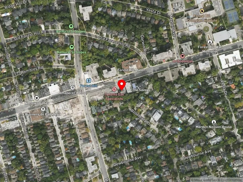RentSafeTO apartment evaluation satellite view of 779 EGLINTON AVE W in Toronto-St. Paul's, Toronto