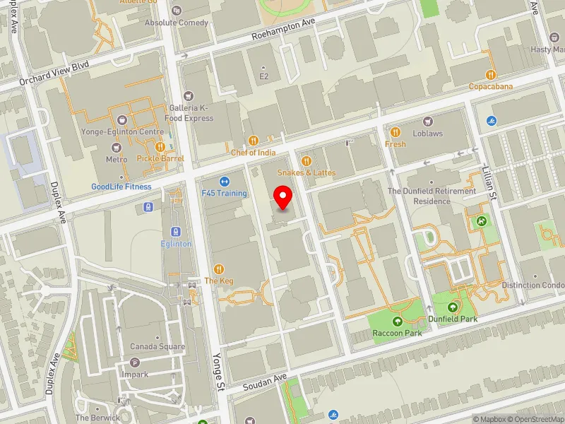 RentSafeTO apartment evaluation map view of 78 HOLLY ST in Toronto-St. Paul's, Toronto