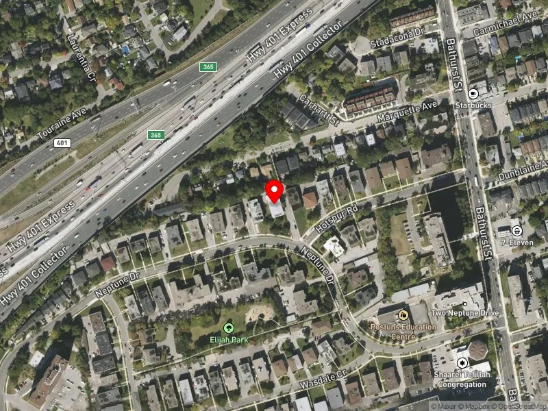 RentSafeTO apartment evaluation satellite view of 78 NEPTUNE DR in Eglinton-Lawrence, Toronto