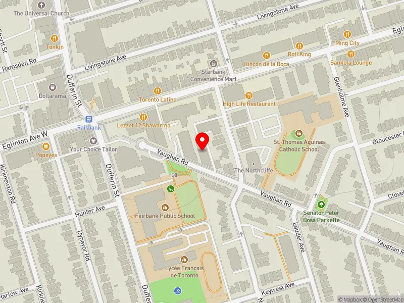 RentSafeTO apartment evaluation map view of 787 VAUGHAN RD in Toronto-St. Paul's, Toronto