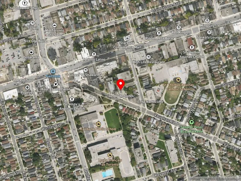 RentSafeTO apartment evaluation satellite view of 787 VAUGHAN RD in Toronto-St. Paul's, Toronto