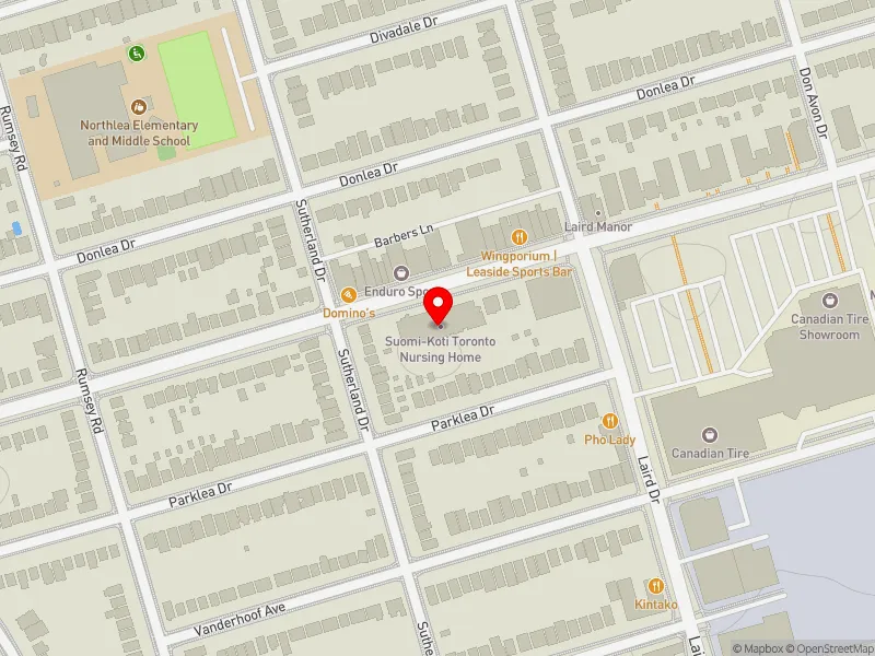 RentSafeTO apartment evaluation map view of 795 EGLINTON AVE E in Don Valley West, Toronto