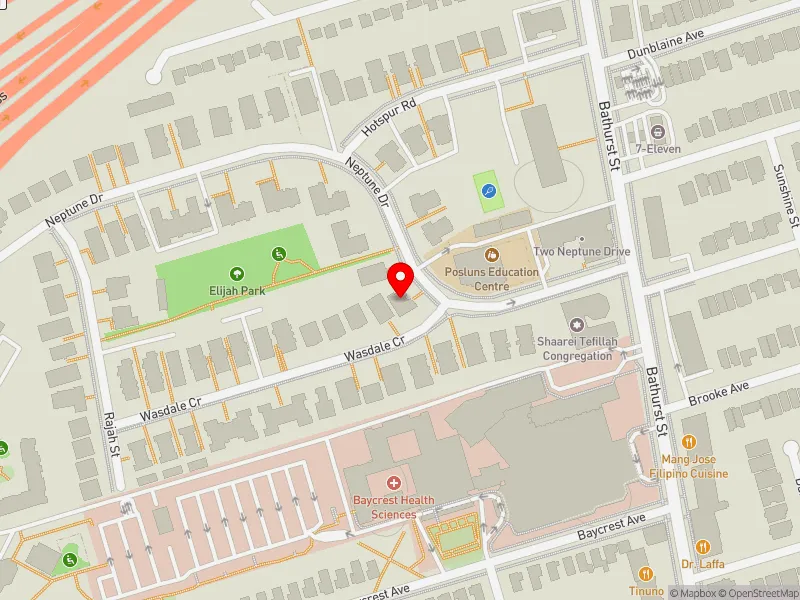 RentSafeTO apartment evaluation map view of 8 WASDALE CRES in Eglinton-Lawrence, Toronto