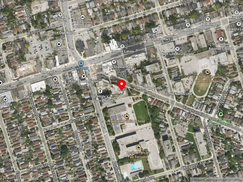 RentSafeTO apartment evaluation satellite view of 800 VAUGHAN RD in Toronto-St. Paul's, Toronto