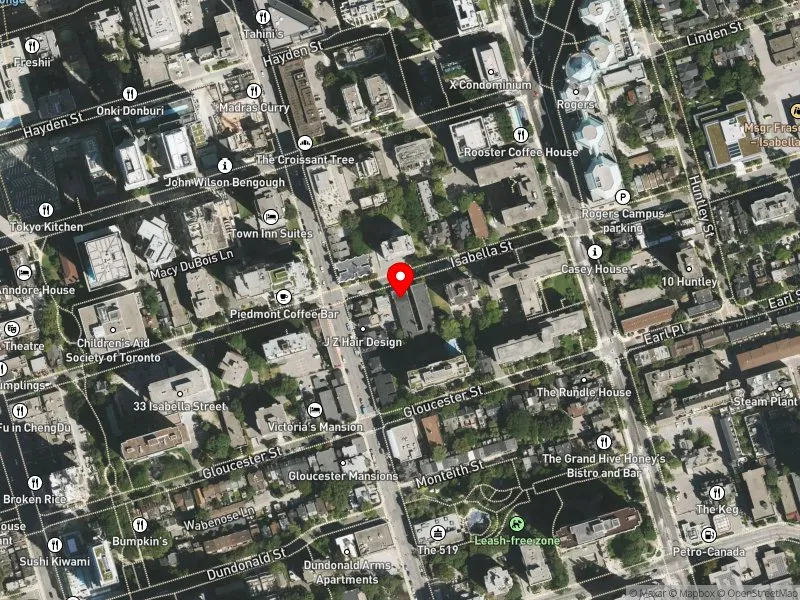 RentSafeTO apartment evaluation satellite view of 81 ISABELLA ST in Toronto Centre, Toronto