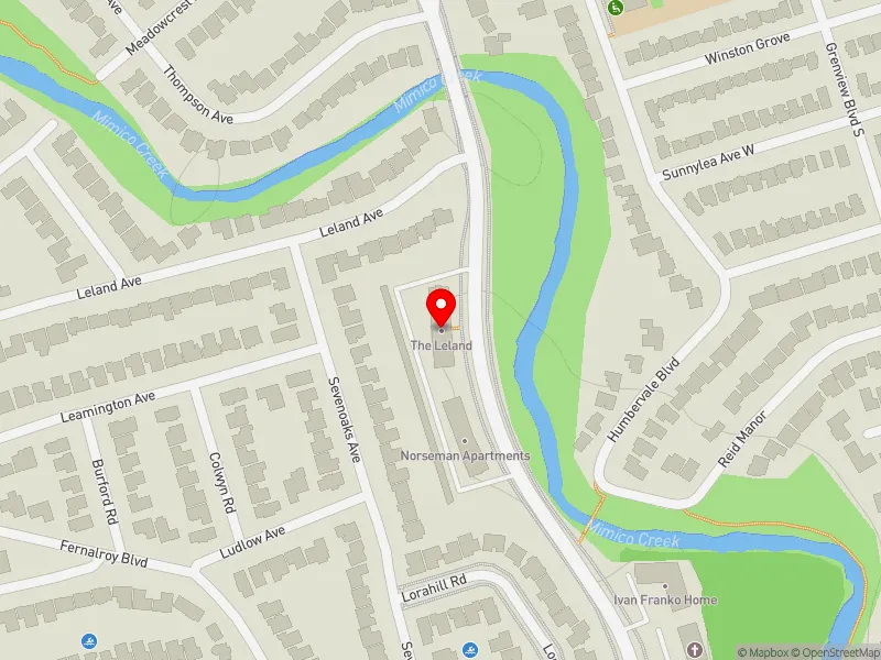 RentSafeTO apartment evaluation map view of 810 ROYAL YORK RD in Etobicoke-Lakeshore, Toronto