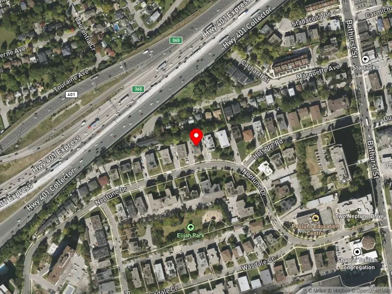 RentSafeTO apartment evaluation satellite view of 82 NEPTUNE DR in Eglinton-Lawrence, Toronto