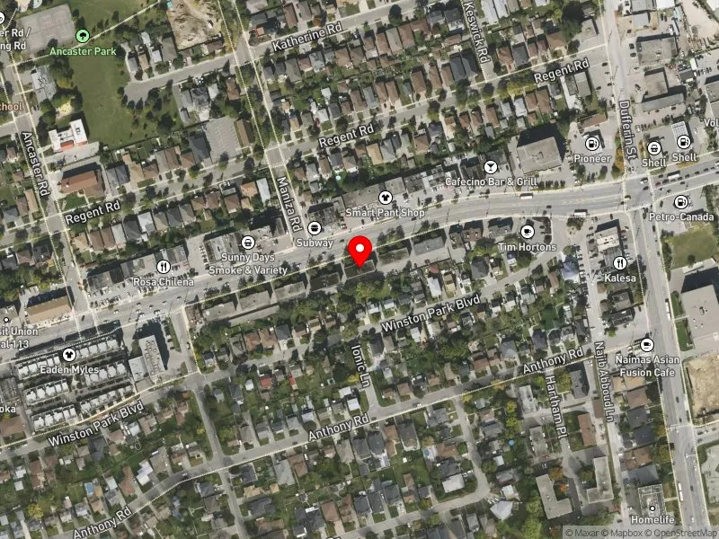 RentSafeTO apartment evaluation satellite view of 827 WILSON AVE in York Centre, Toronto