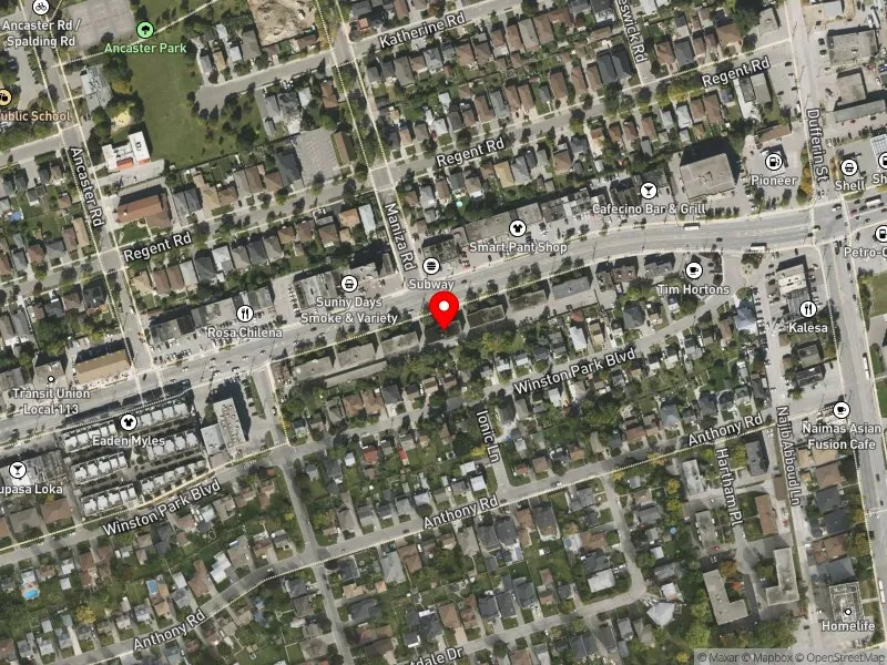 RentSafeTO apartment evaluation satellite view of 829 WILSON AVE in York Centre, Toronto