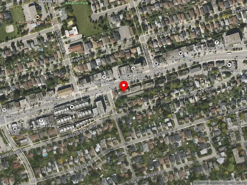 RentSafeTO apartment evaluation satellite view of 835 WILSON AVE in York Centre, Toronto