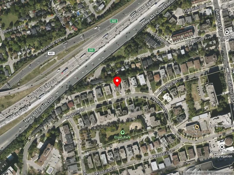RentSafeTO apartment evaluation satellite view of 84 NEPTUNE DR in Eglinton-Lawrence, Toronto