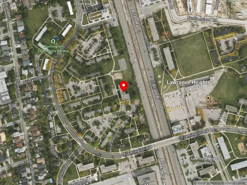 RentSafeTO apartment evaluation satellite view of 87 AMARANTH CRT in Eglinton-Lawrence, Toronto