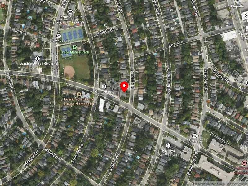 RentSafeTO apartment evaluation satellite view of 870 MILLWOOD RD in Don Valley West, Toronto